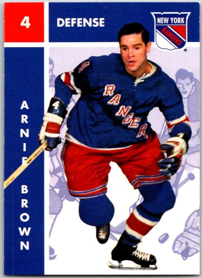 1995-96 Parkhurst '66-67 #86 Arnie Brown New York Rangers V50741