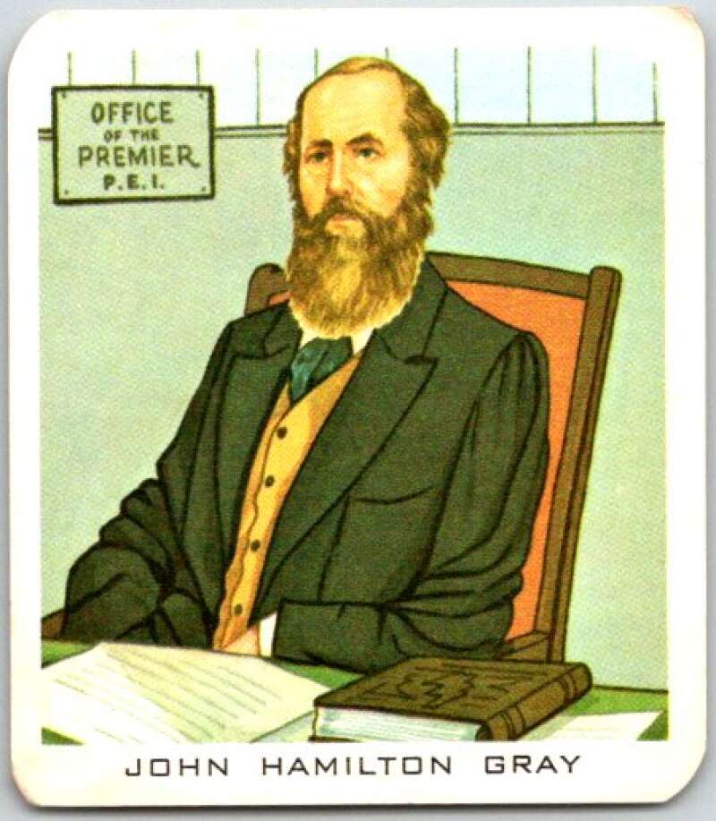 1967 Fathers of Confederation #14 John Hamilton Gray V50817
