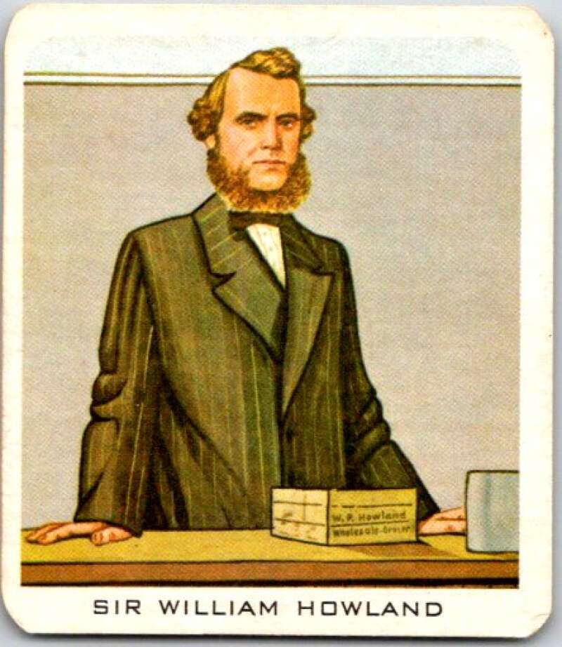 1967 Fathers of Confederation #18 Sir William Howland V50822