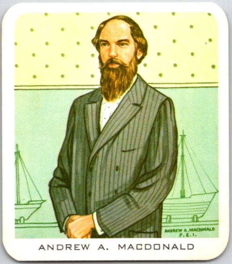 1967 Fathers of Confederation #21 Andrew A. MacDonald V50826