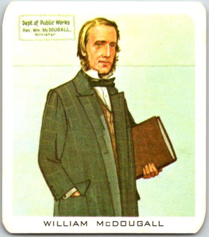 1967 Fathers of Confederation #25 William McDougall V50832