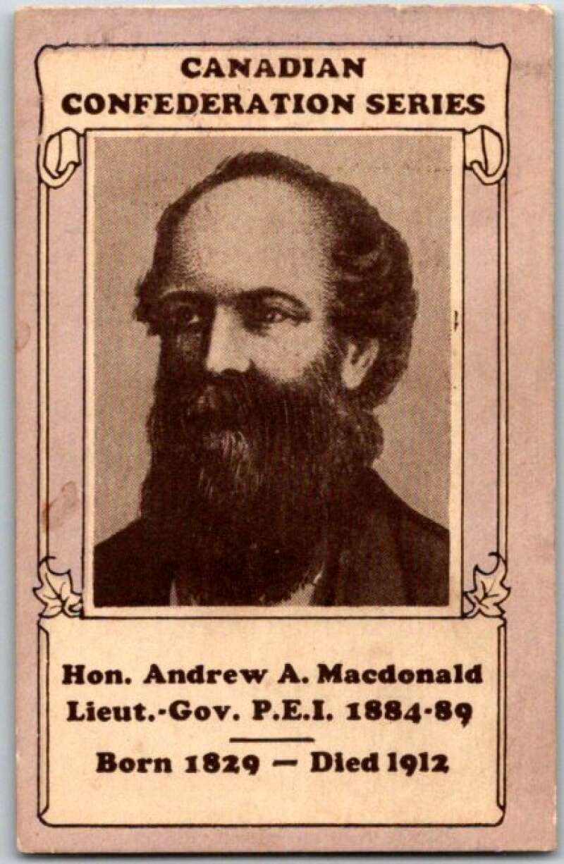 1927 Canadian Federation Series Hon. Andrew A. McDonald V50851