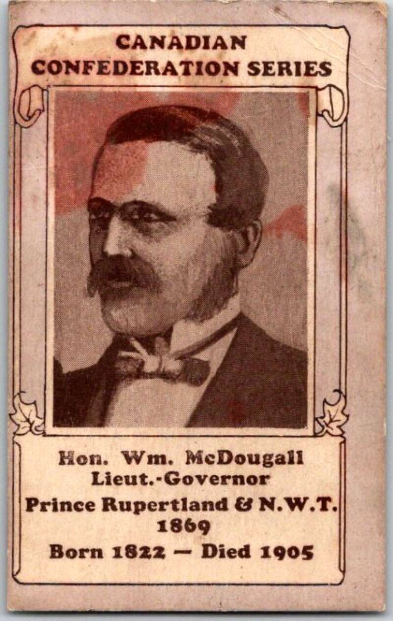 1927 Canadian Federation Series Hon. Wm. McDougall V50852