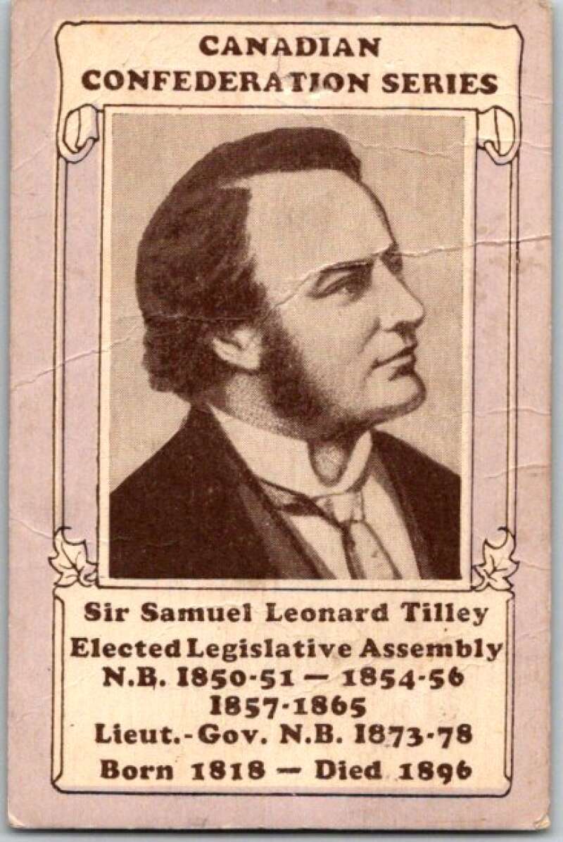 1927 Canadian Federation Series Sir Samuel Leonard Tilley V50855