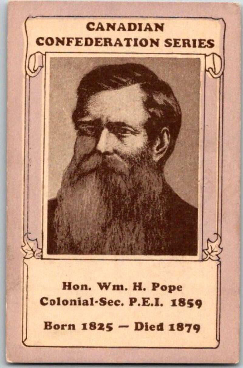 1927 Canadian Federation Series Hon Wm. H. Pope V50856