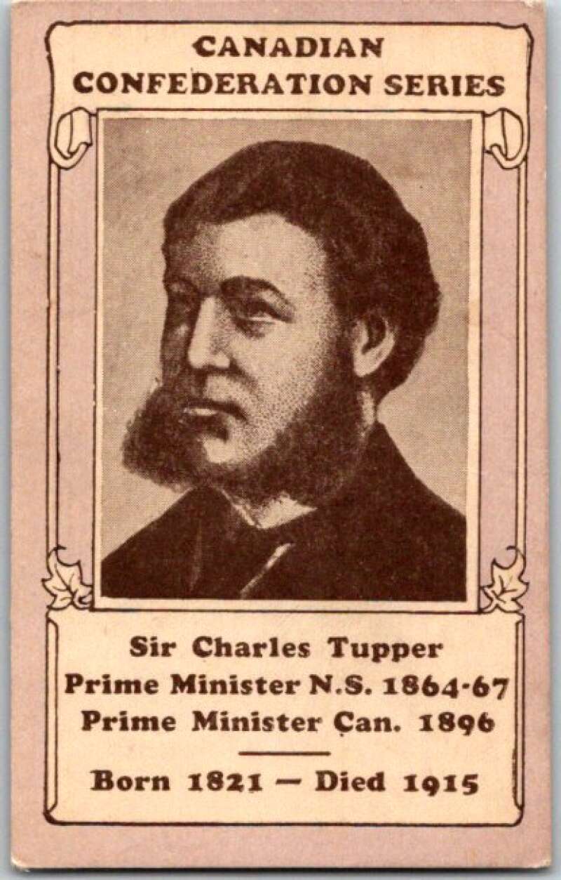 1927 Canadian Federation Series Sir Charles Tupper V50857