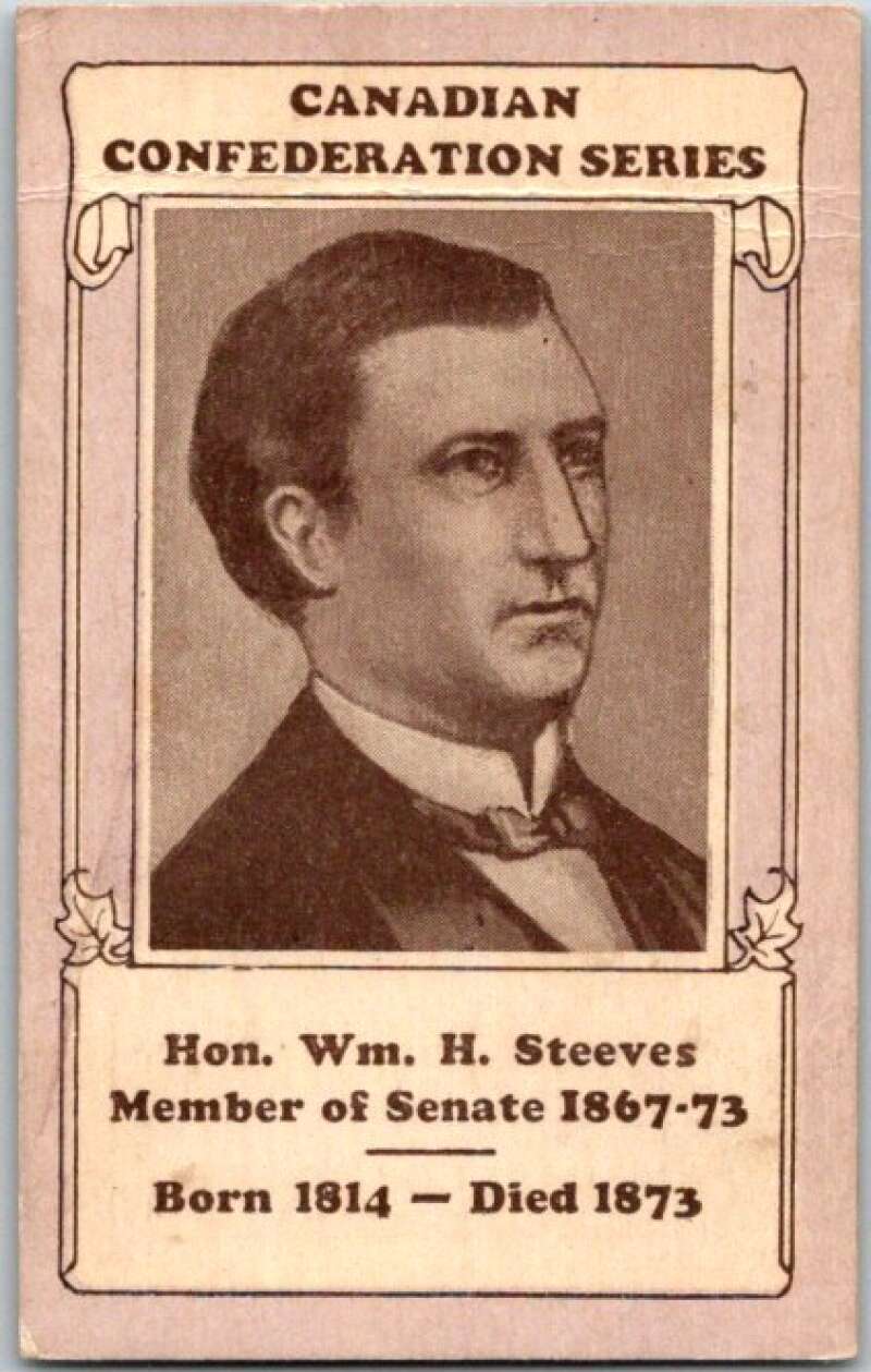 1927 Canadian Federation Series Hon Wm. H. Steeves V50858