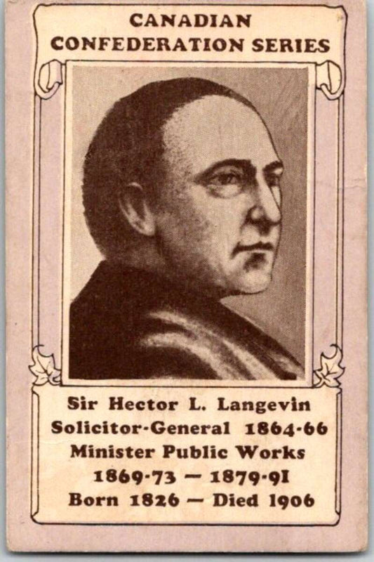 1927 Canadian Federation Series Sir Hector L. Langevin  V50863