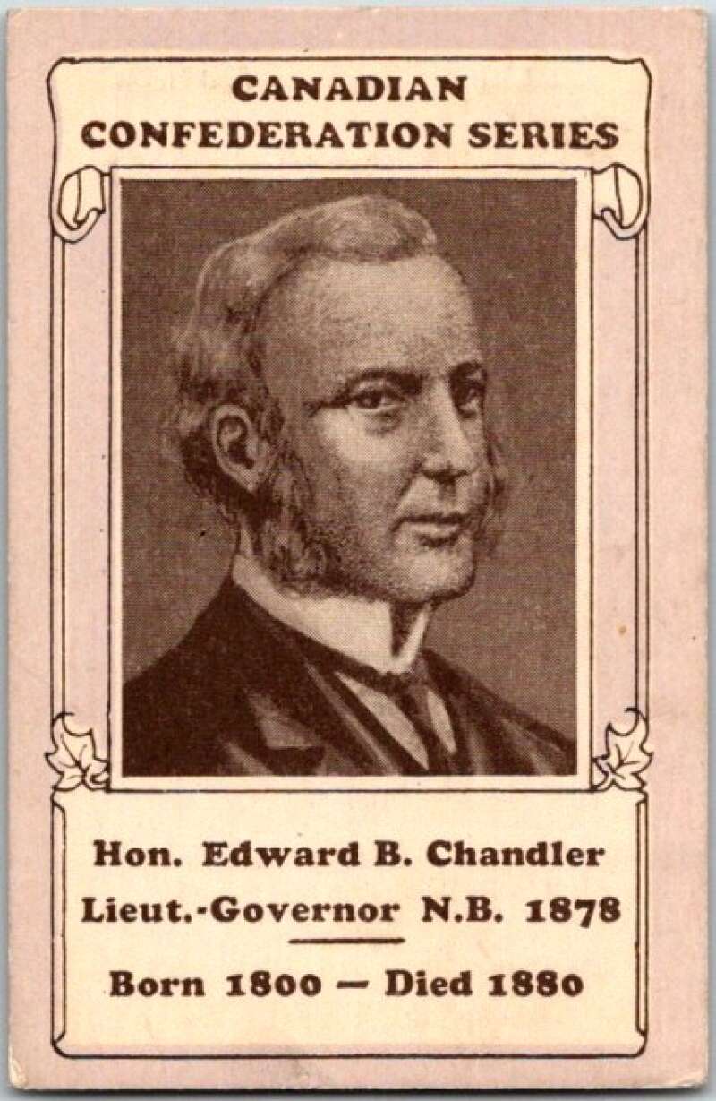 1927 Canadian Federation Series Hon Edward B. Chandler V50865