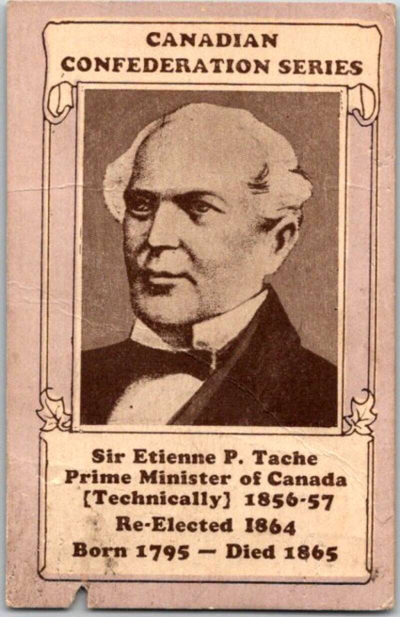 1927 Canadian Federation Series Sir Etienne P. Tache V50868