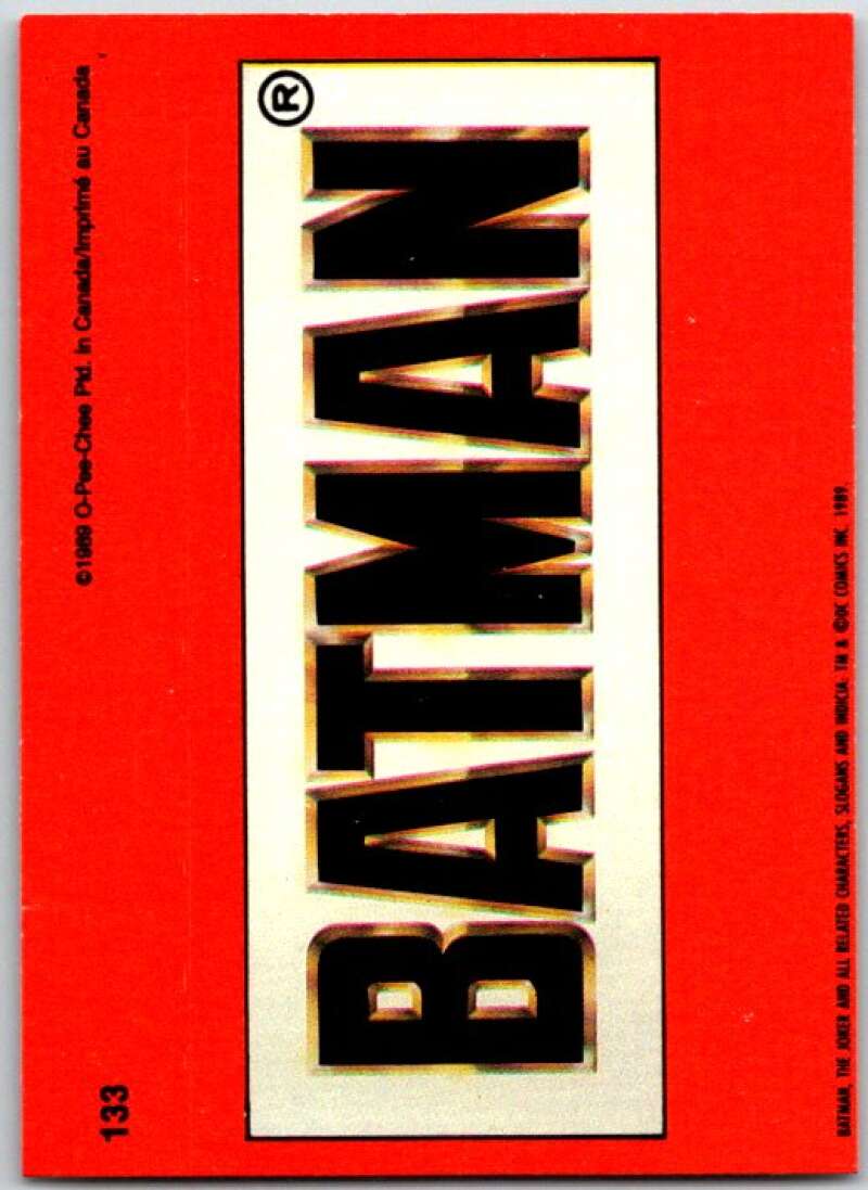 1989 O-Pee-Chee Batman #133 Batman in square V50885