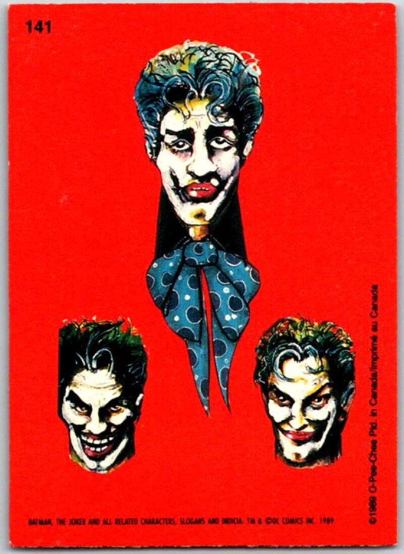 1989 O-Pee-Chee Batman #141 Three faces V50906