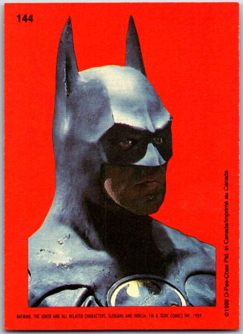 1989 O-Pee-Chee Batman #144 Batman statue V50910