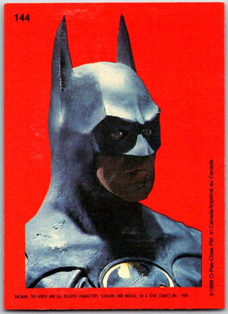 1989 O-Pee-Chee Batman #144 Batman statue V50911