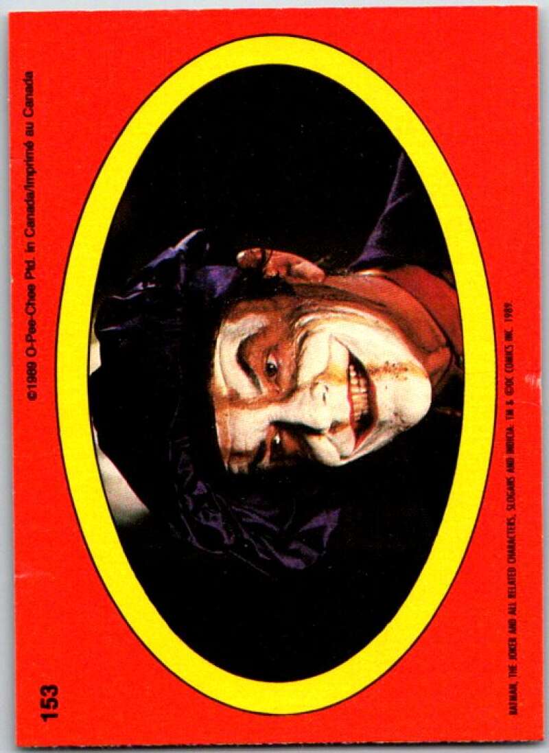 1989 O-Pee-Chee Batman #153 Joker in soft hat V50930