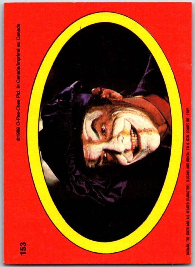 1989 O-Pee-Chee Batman #153 Joker in soft hat V50931