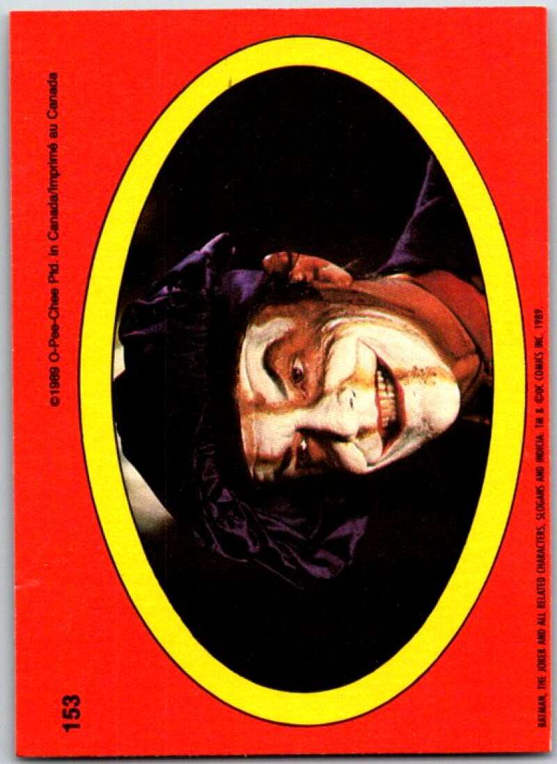 1989 O-Pee-Chee Batman #153 Joker in soft hat V50932