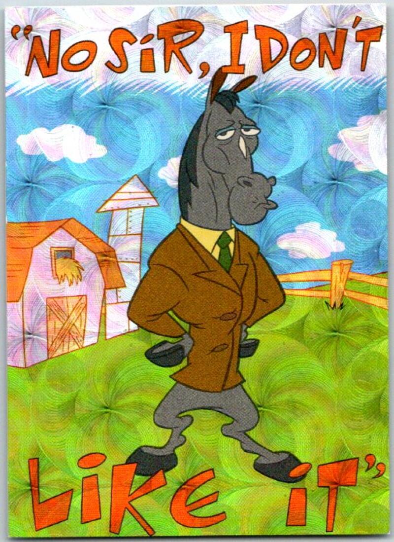 1994 Topps Ren & Stimpy Prism Card #24 No Sir I Dont Like.. V50949
