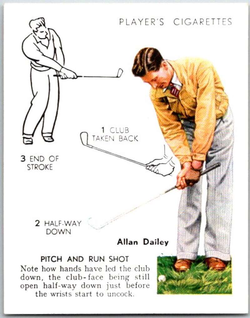 1939 John Player & Sons Cigarettes Golf #11 Allan Dailey V51000