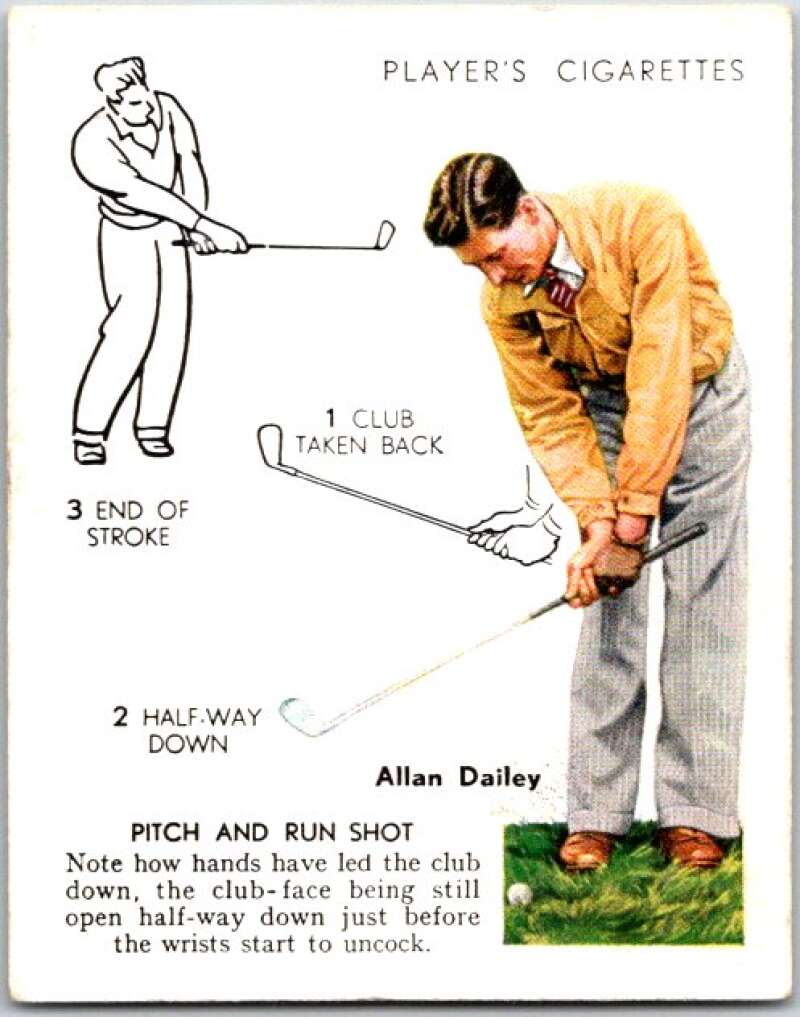 1939 John Player & Sons Cigarettes Golf #11 Allan Dailey V51001