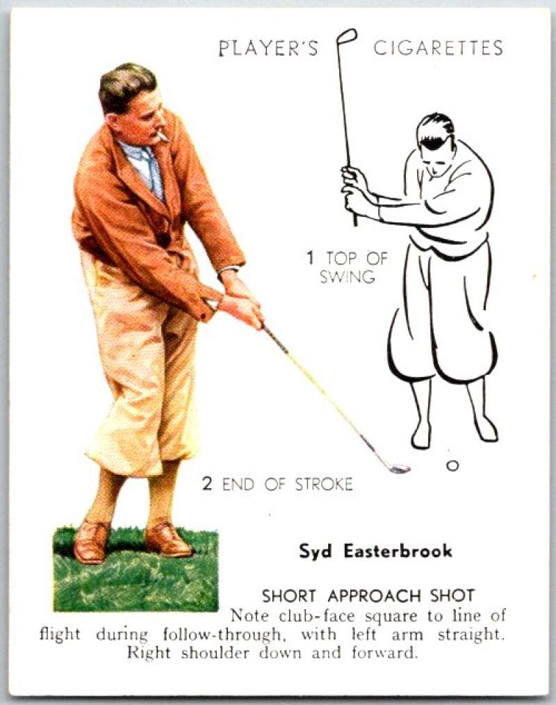 1939 John Player & Sons Cigarettes Golf #15 Syd Easterbrook V51005