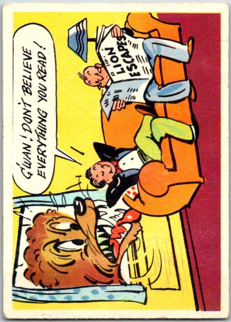 1957 Goofy Postcards #48 G'wan Don't Believe Everything... V51027