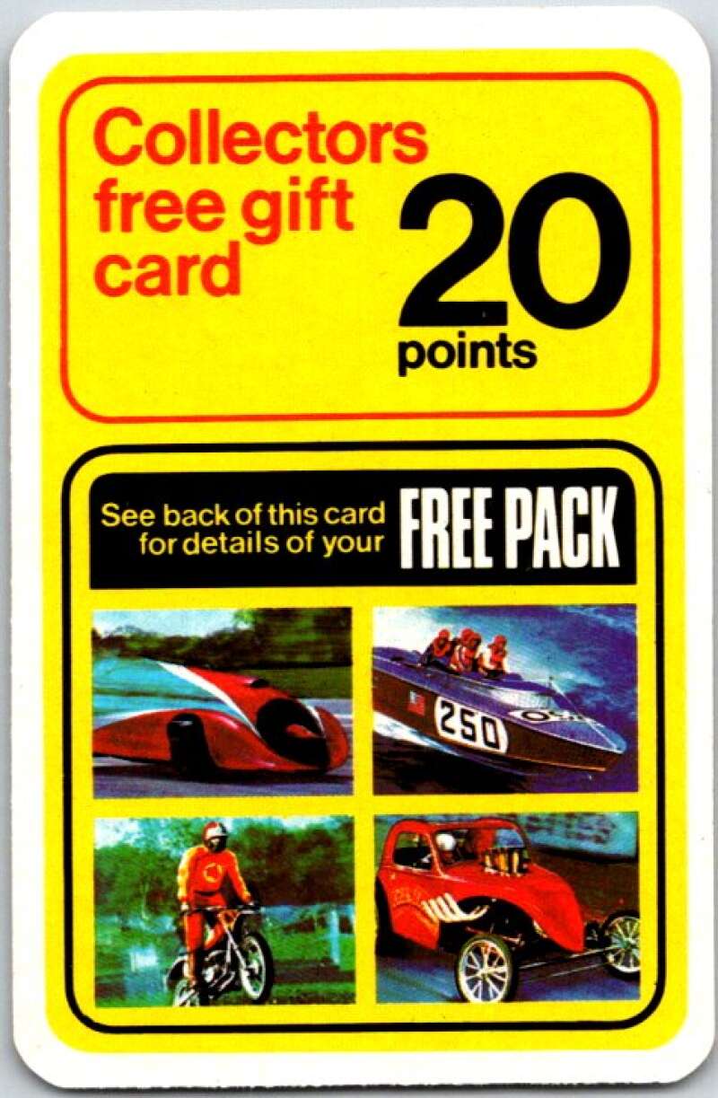 1981 Data British Stars Collectors Card V51031