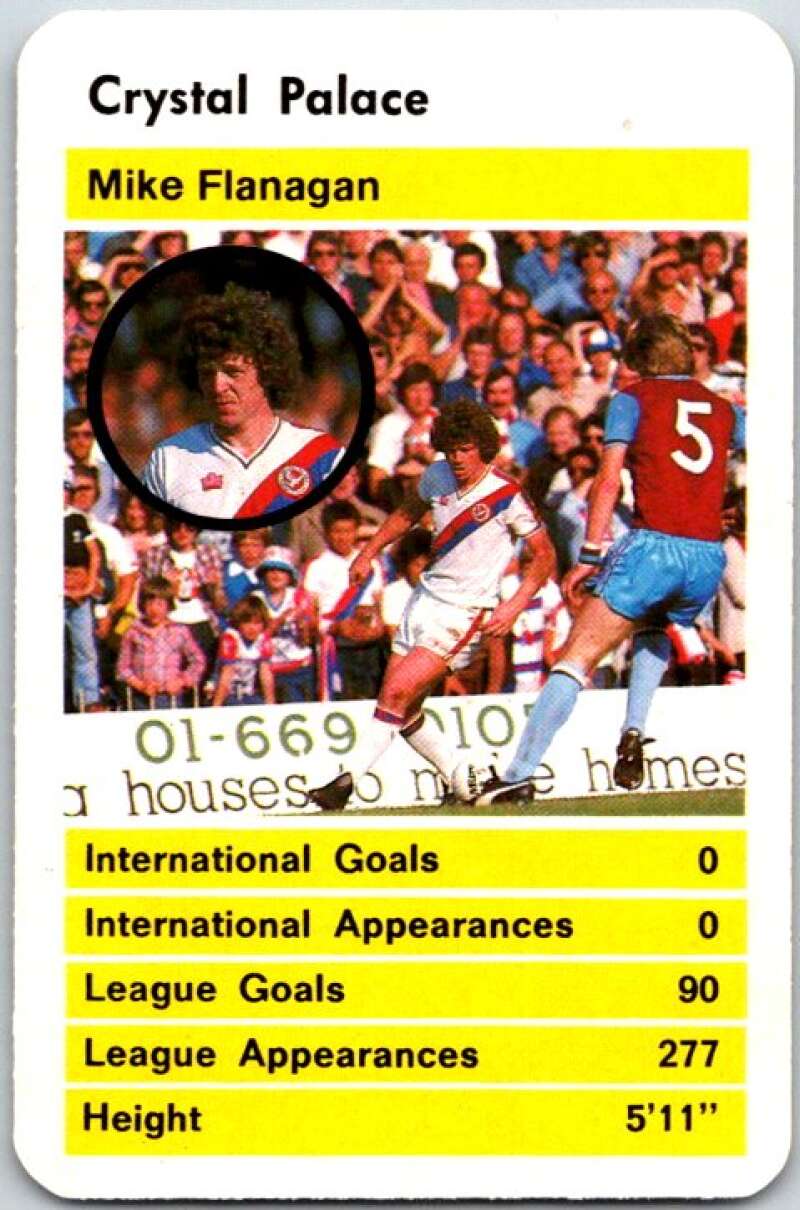1981 Data British Stars Crystal Palace Mike Flanagan V51035