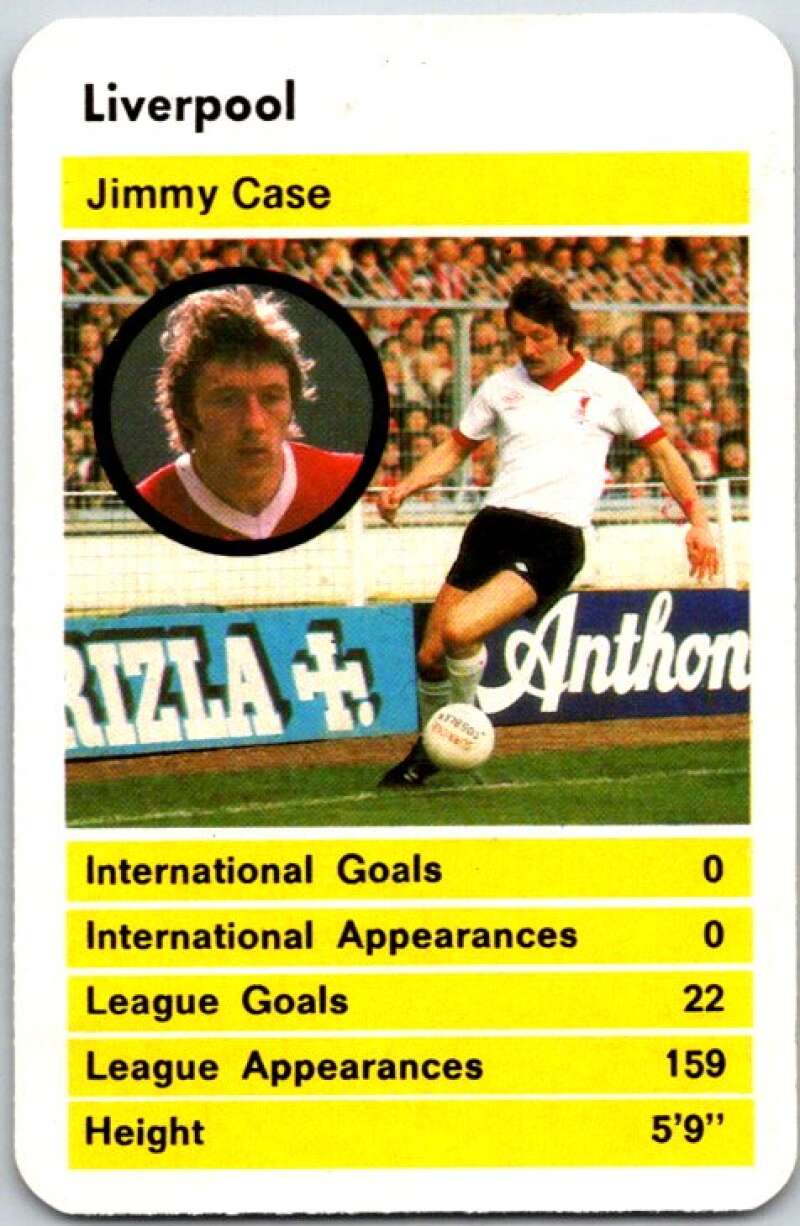 1981 Data British Stars Liverpool Jimmy Case V51043