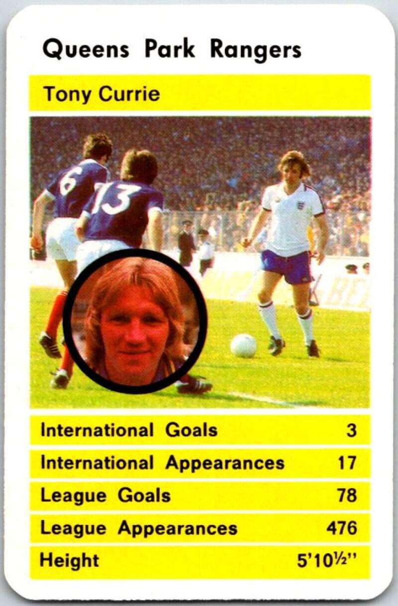 1981 Data British Stars Queens Park Tony Currie V51062
