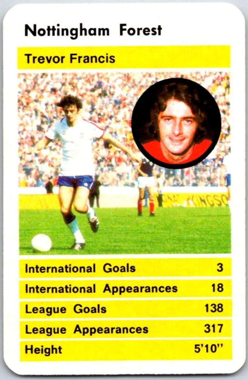 1981 Data British Stars Nottingham Forest Trevor Francis V51064