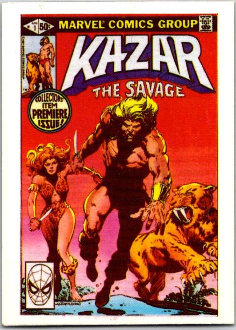 1984 Marvel Superheroes Issue Covers #15 Ka-Zar V51102