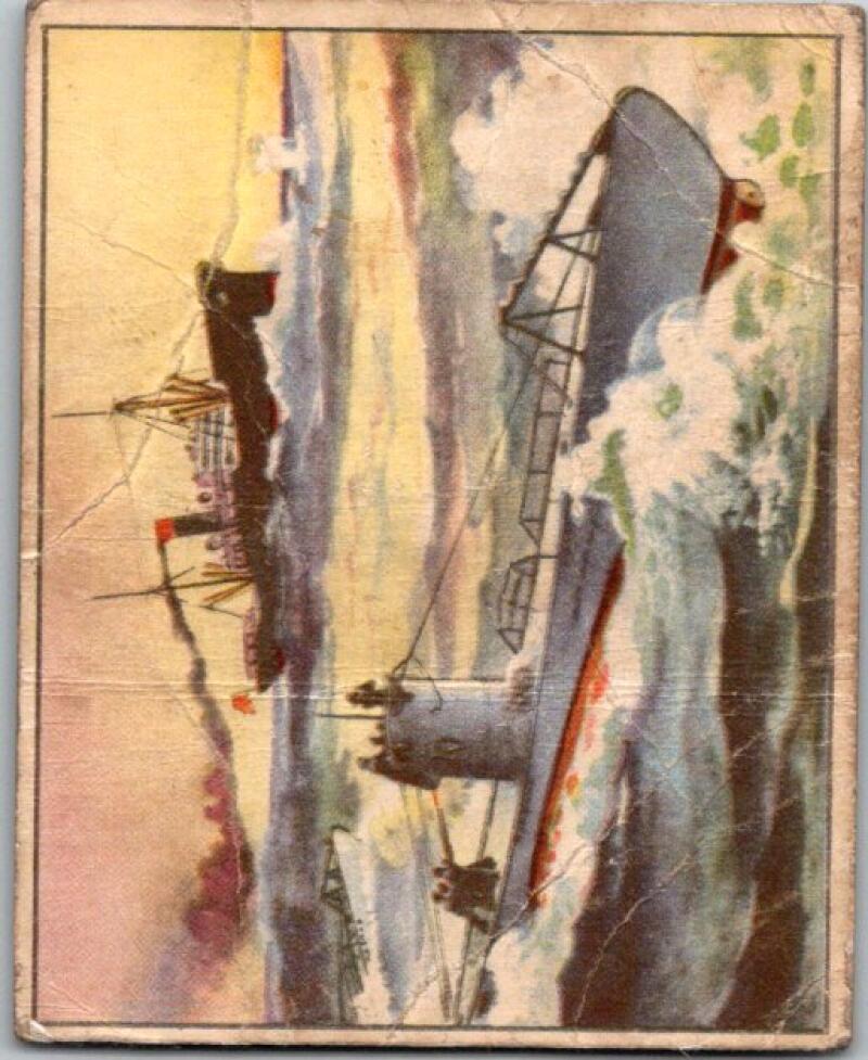 1939 Gum World, The World In Arms #6 New German Submarine V51138