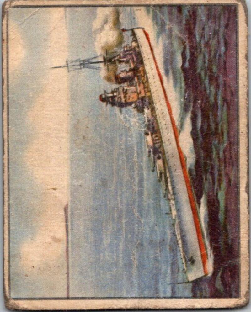 1939 Gum World, The World In Arms #11 British Battleship Rodney V51139