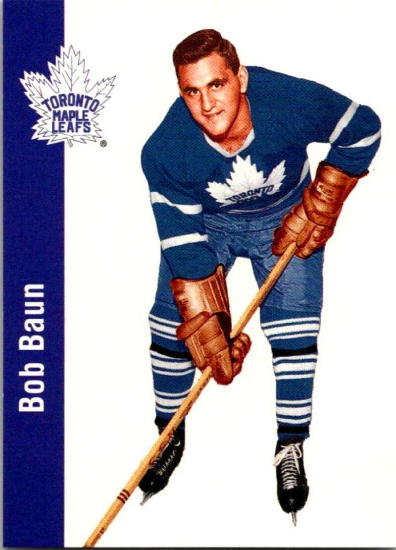1994-95 Parkhurst Missing Link #123 Bob Baun Toronto Maple Leafs V51189