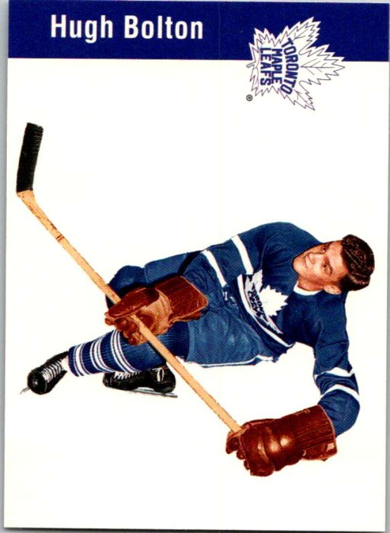 1994-95 Parkhurst Missing Link #124 Hugh Bolton Toronto Maple Leafs V51190
