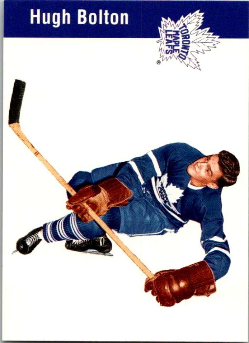 1994-95 Parkhurst Missing Link #124 Hugh Bolton Toronto Maple Leafs V51191
