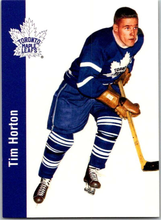 1994-95 Parkhurst Missing Link #127 Tim Horton  Toronto Maple Leafs  V51196
