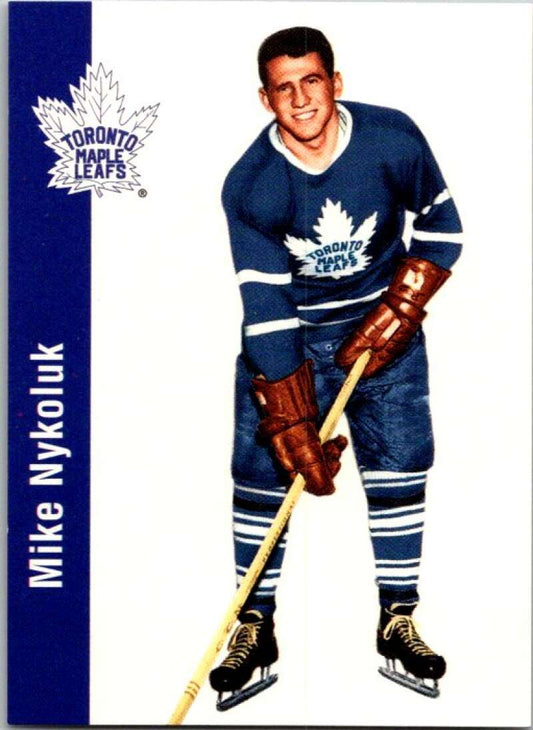 1994-95 Parkhurst Missing Link #130 Mike Nykoluk  Toronto Maple Leafs  V51201