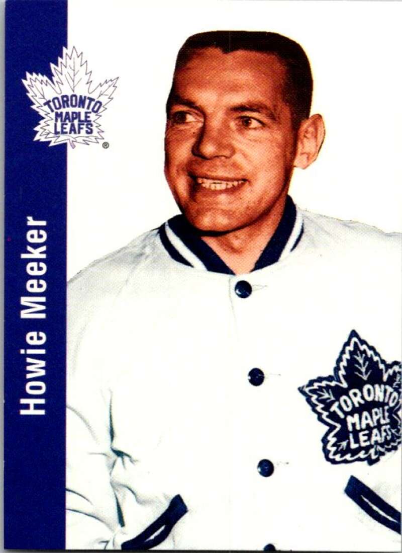 1994-95 Parkhurst Missing Link #133 Howie Meeker Toronto Maple Leafs V51207