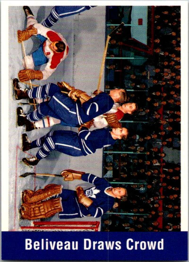 1994-95 Parkhurst Missing Link #156 Beliveau Draws Crowd V51215