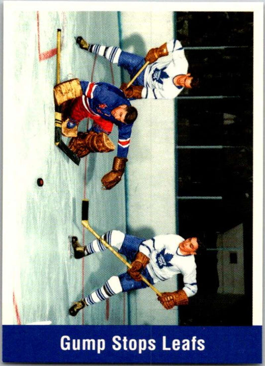 1994-95 Parkhurst Missing Link #165 Gump Stops Leafs   V51219