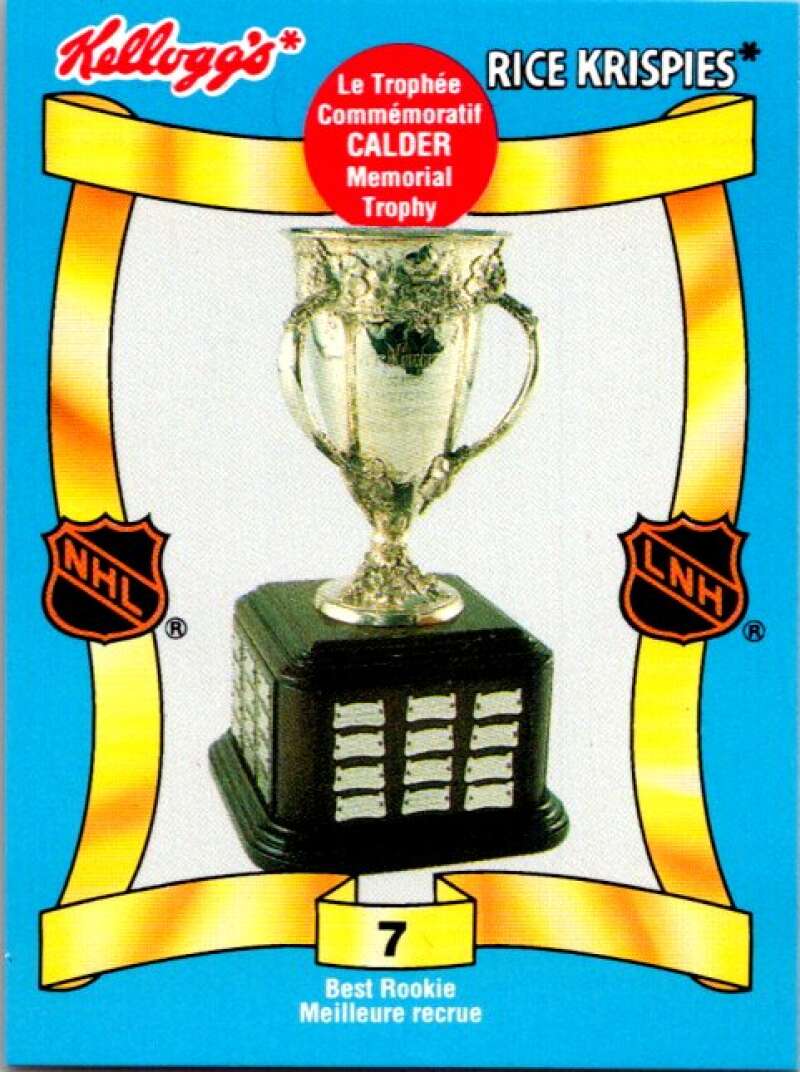 1992 Kelloggs Rice Krispies Food #7 Calder Trophy V51234