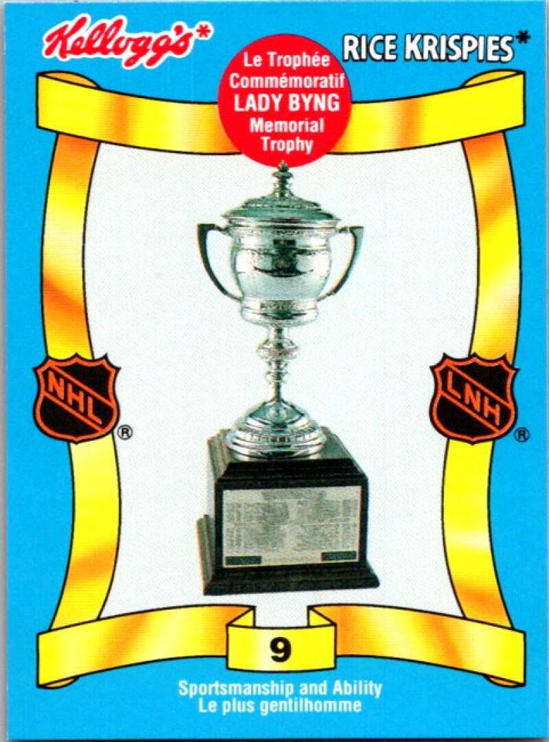 1992 Kelloggs Rice Krispies Food #9 Lady Bing Trophy V51239