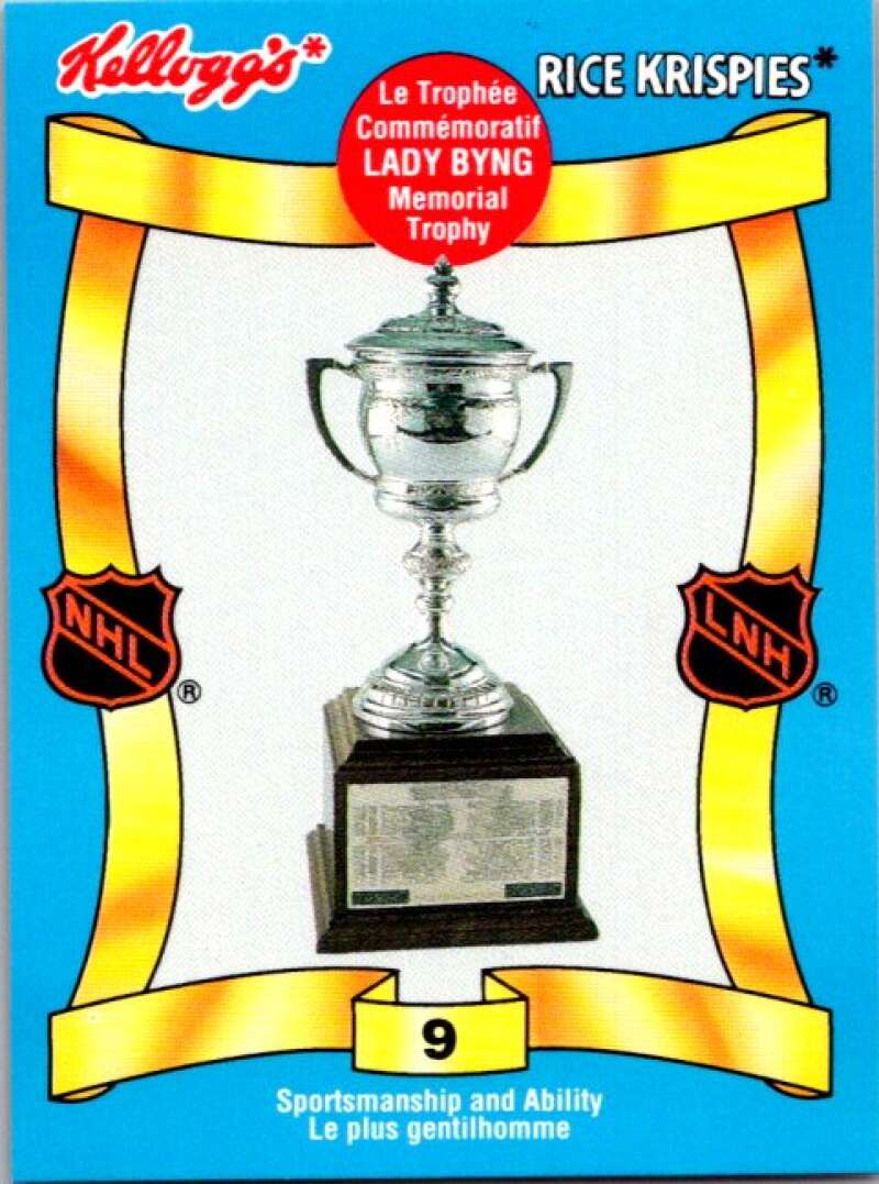 1992 Kelloggs Rice Krispies Food #9 Lady Bing Trophy V51241