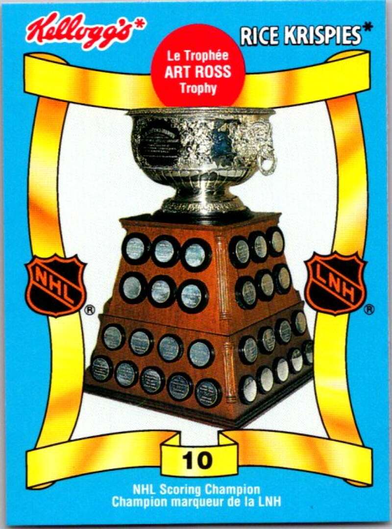 1992 Kelloggs Rice Krispies Food #10 Art Ross Trophy V51244