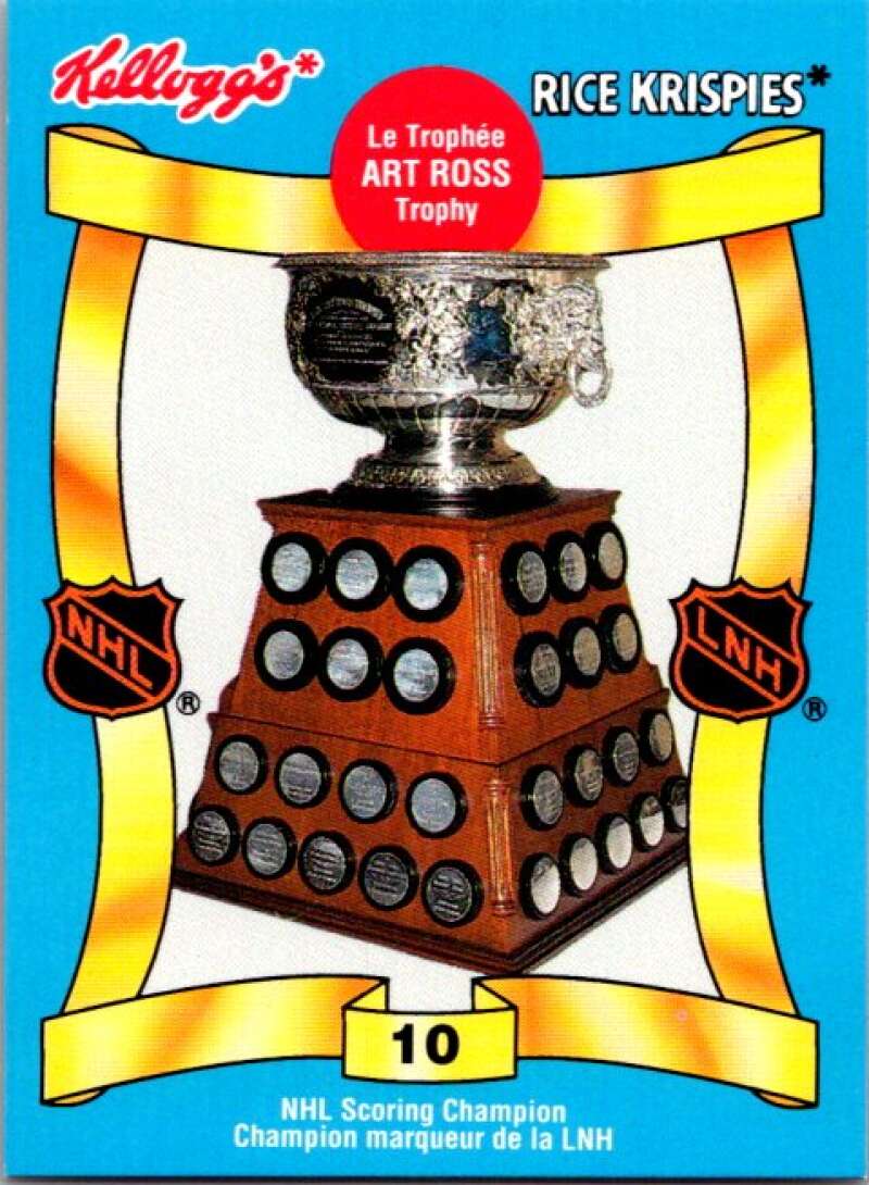 1992 Kelloggs Rice Krispies Food #10 Art Ross Trophy V51245