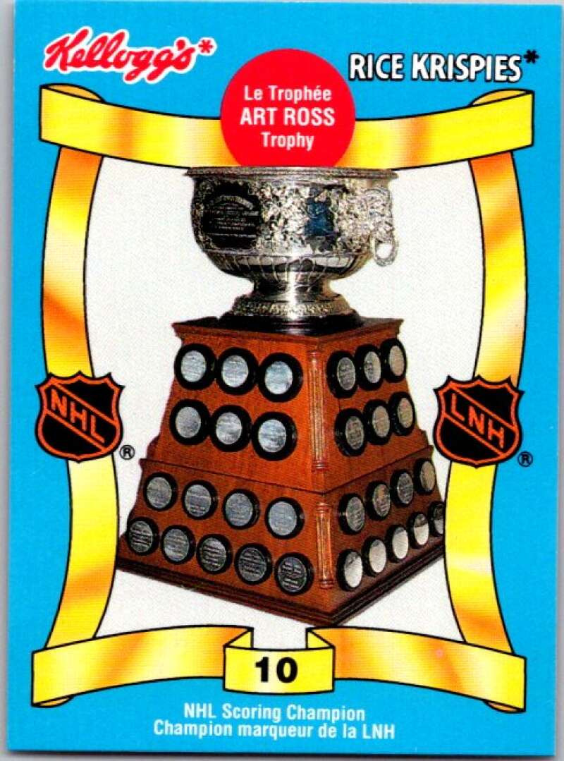 1992 Kelloggs Rice Krispies Food #10 Art Ross Trophy V51247