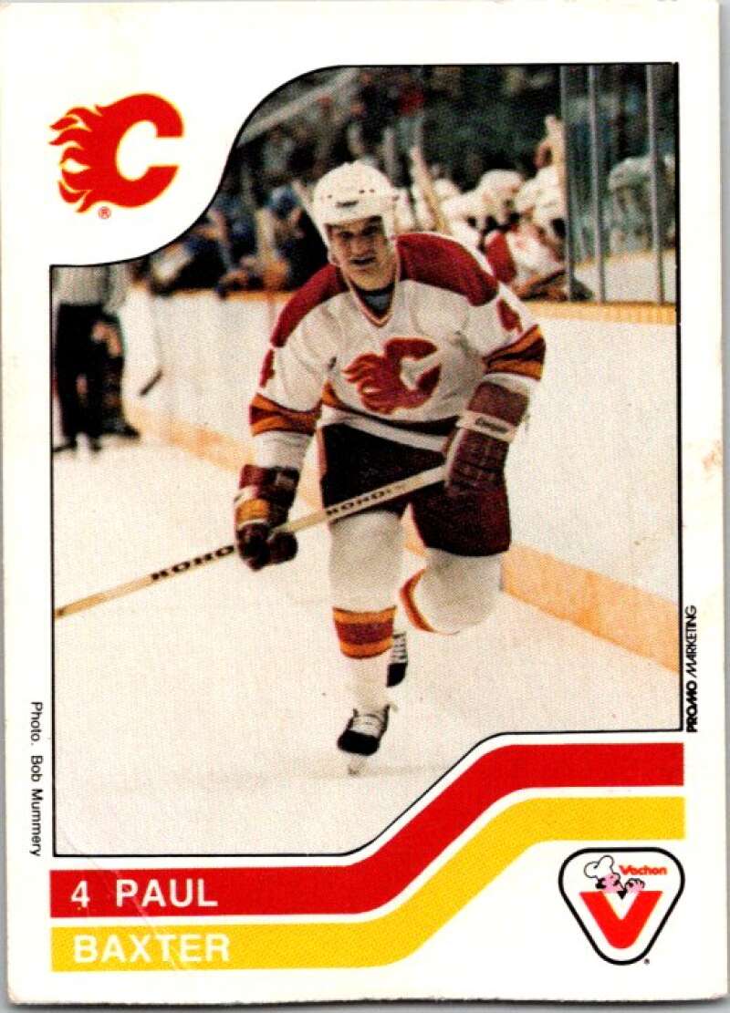 1983-84 Vachon Food Flames #1 Paul Baxter V51252 Image 1
