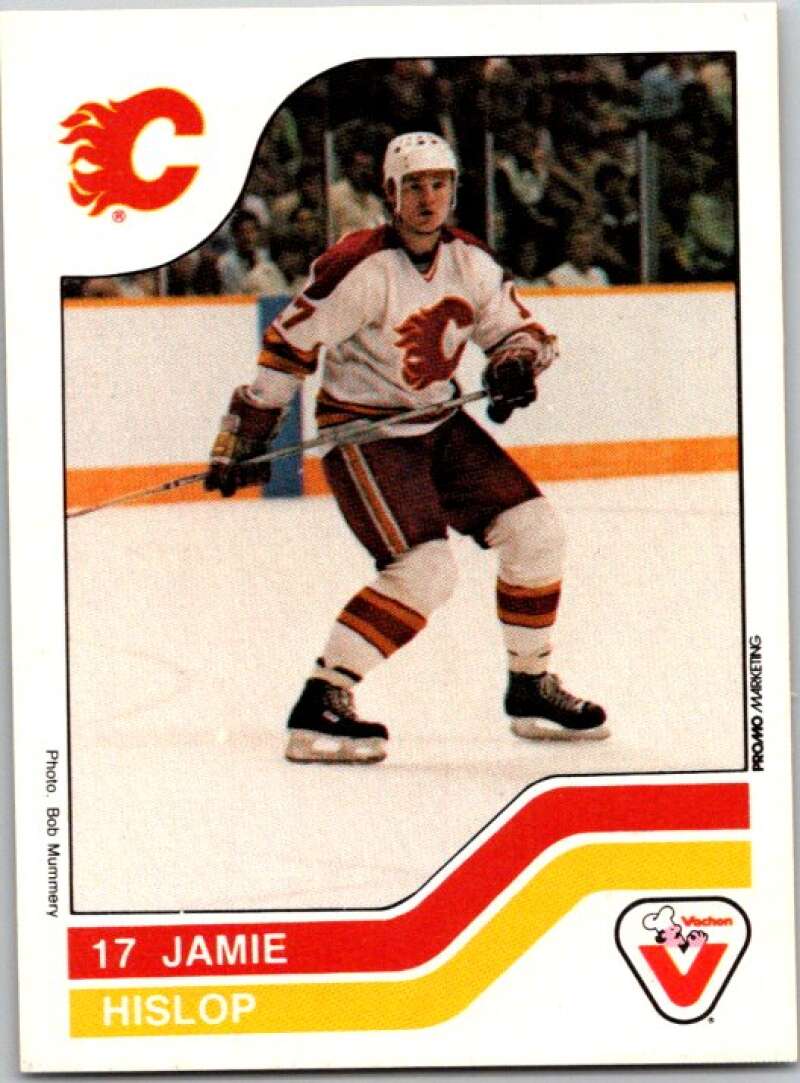 1983-84 Vachon Food Flames #8 jamie Hislop V51261 Image 1